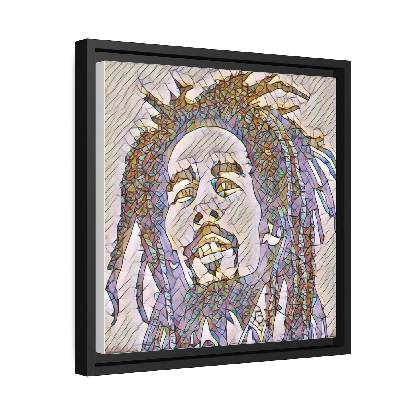 Matte Canvas, Black Frame